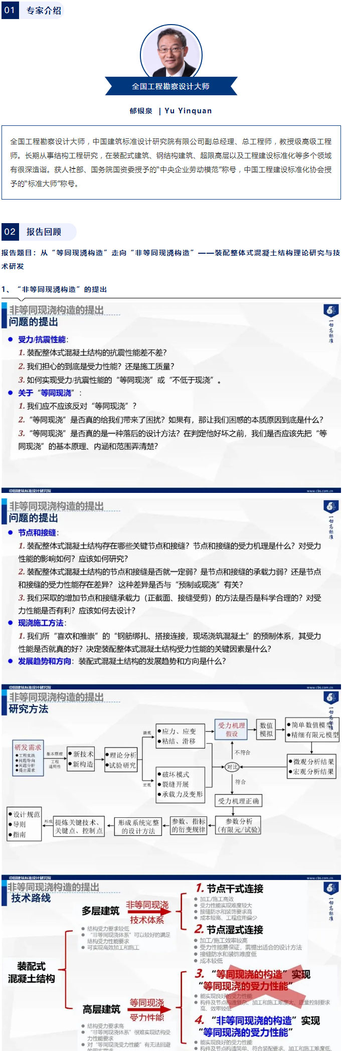 專家觀點 | 郁銀泉：從“等同現(xiàn)澆構(gòu)造”走向“非等同現(xiàn)澆構(gòu)造”——裝配整體式混凝土結(jié)構(gòu)理論研究與技術研發(fā)